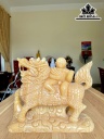 Tượng Kì Lân Đá Ngọc Hoàng Long Cao 22 (cm) 4,65kg