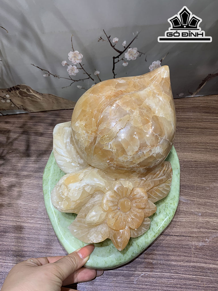 Tác Phẩm Đá Serpentine Cao 26 Ngang 16 Sâu 20 (cm) 7,2kg