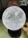 Bi Cầu Đá Thạch Anh Trắng Đường Kính Hạt 18 (cm) 8,4kg