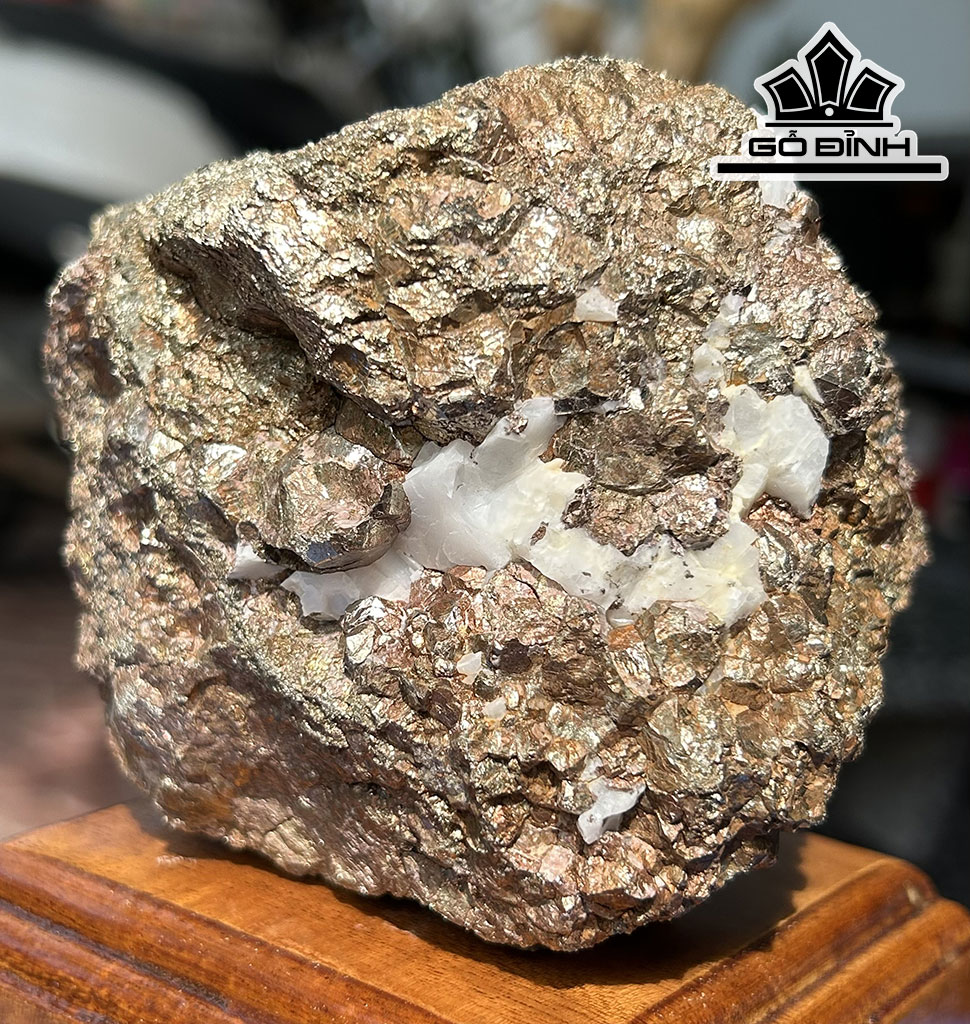 Tinh Thể Đá Pyrite Cao 14 (cm)1,65kg
