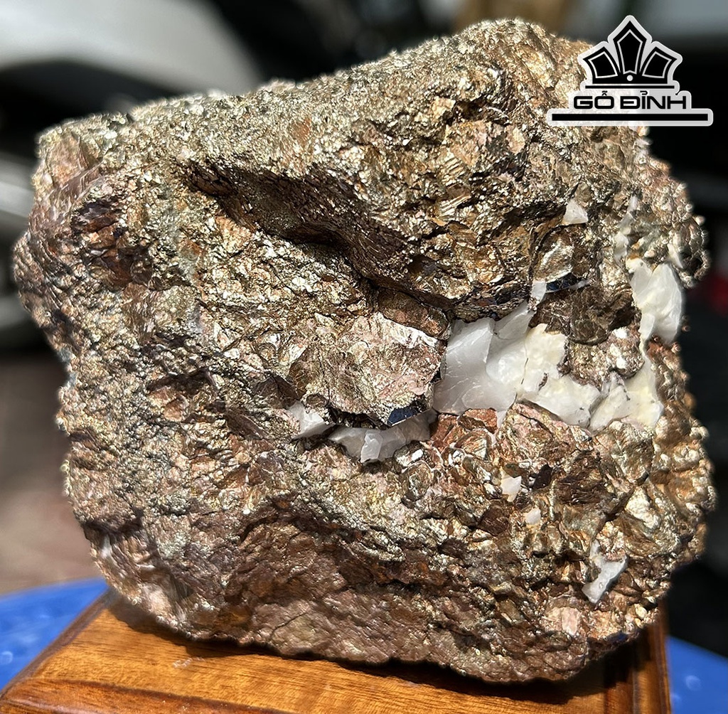 Tinh Thể Đá Pyrite Cao 14 (cm)1,65kg