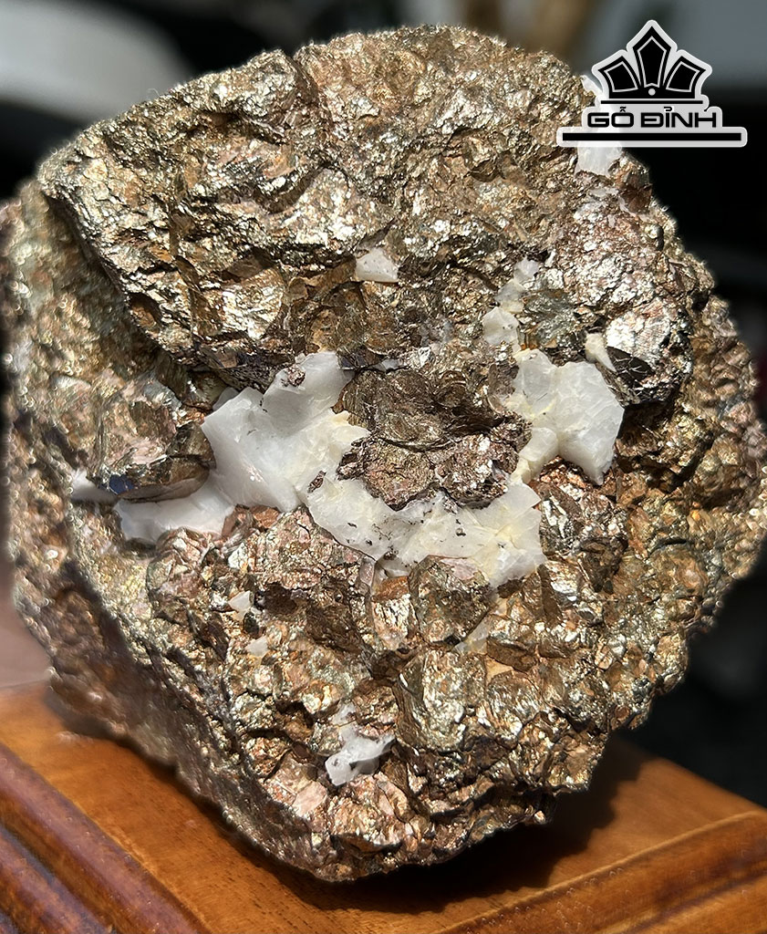 Tinh Thể Đá Pyrite Cao 14 (cm)1,65kg