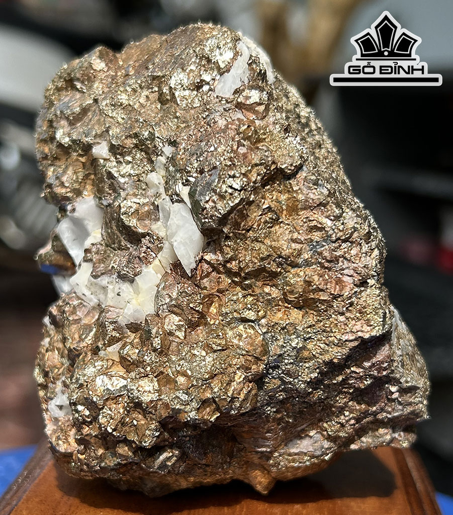 Tinh Thể Đá Pyrite Cao 14 (cm)1,65kg