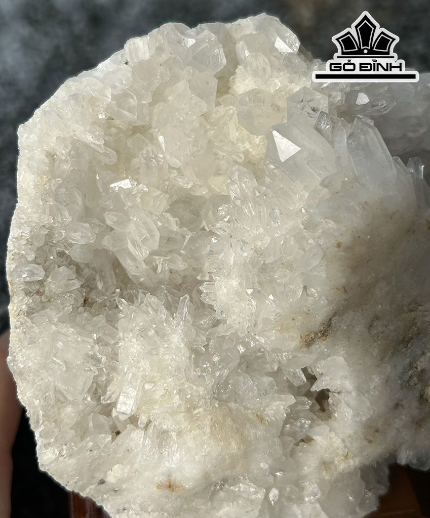 Tinh Thể Đá Thạch Anh Trắng Cao 14 (cm) 1,5kg
