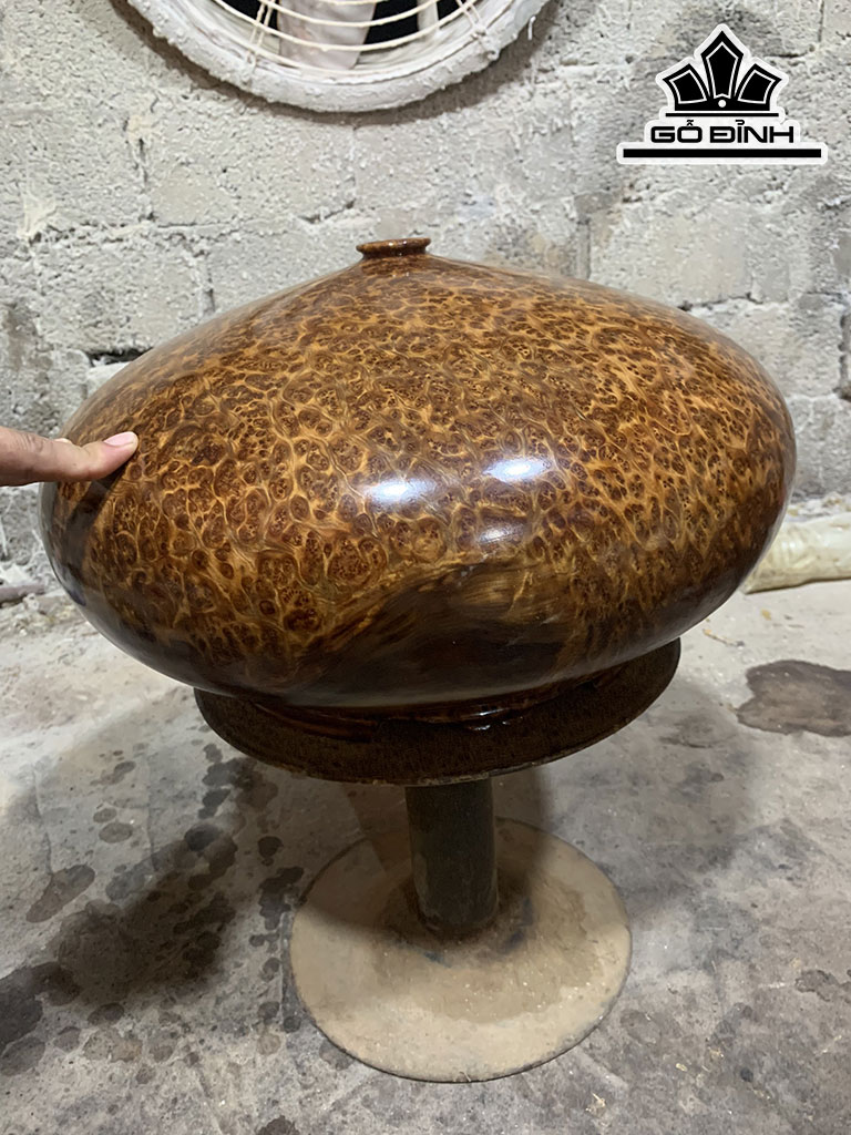 Chum Phú Quý Gỗ Nu Ngọc Am Cao 23 Đường Kính 41,5 (cm)