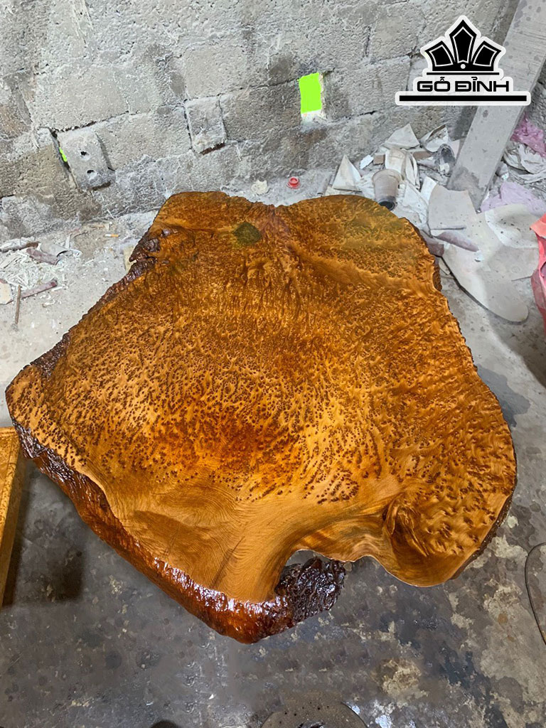 Mặt Bàn Gỗ Nu Ngọc Am Cao 75 Ngang 70 Sâu 4 (cm)