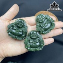 Di Lặc Đá Ngọc Bích (Nephrite Jade) Cao 4,44 (cm)
