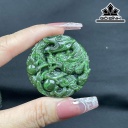 Rồng Đá Ngọc Bích (Nephrite Jade) Cao 4,3 (cm)
