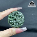Rồng Đá Ngọc Bích (Nephrite Jade) Cao 4,3 (cm)