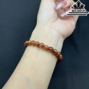 Vòng Tay Đá Thạch Anh Tóc Nâu Đường Kính Hạt 6,8 (mm)