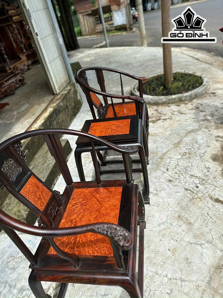 Bộ Minh Đế Khung Trắc Ván Nu Hương