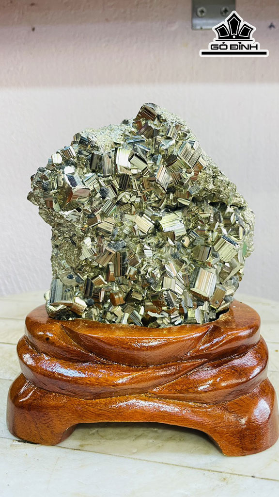 Tinh Thể Đá Pyrite Cao 17 Ngang 13 (cm) 2,8kg