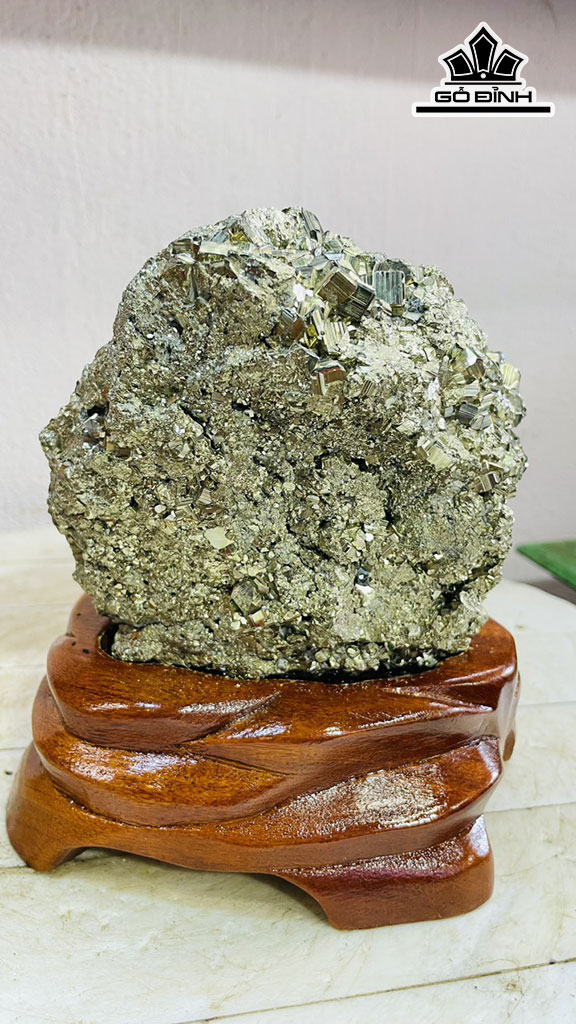 Tinh Thể Đá Pyrite Cao 17 Ngang 13 (cm) 2,8kg