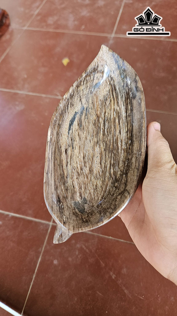 Cặp Đĩa Gỗ Hóa Thạch Cao 10 Ngang 22 (cm) 1kg