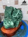Tác Phẩm Đá Malachite Cao 17 Ngang 20 (cm)4,3kg