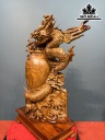 Nhất Long Trấn Chum Gỗ Hương Cao 77 Ngang 69 Sâu 20 (cm)