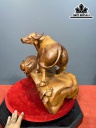 Tượng Trâu Gỗ Hương Cao 42 Ngang 54 Sâu 28 (cm)