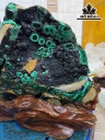 Tác Phẩm Đá Malachite Cao 22 Ngang 25 (cm)4,2kg