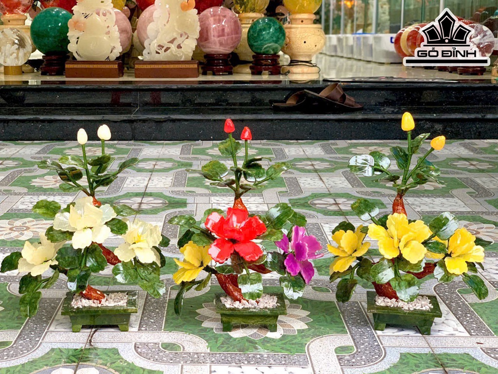 Cây Hoa Trà Đá Serpentine Cao 32 Ngang 26 (cm) 1kg