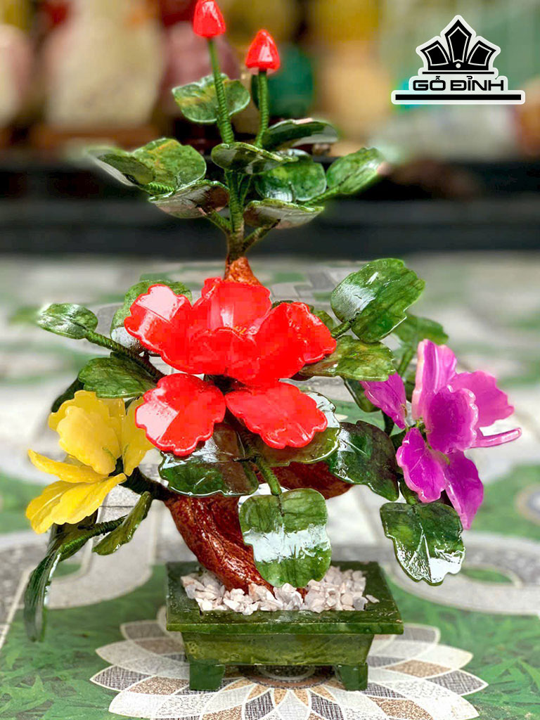 Cây Hoa Trà Đá Serpentine Cao 32 Ngang 26 (cm) 1kg