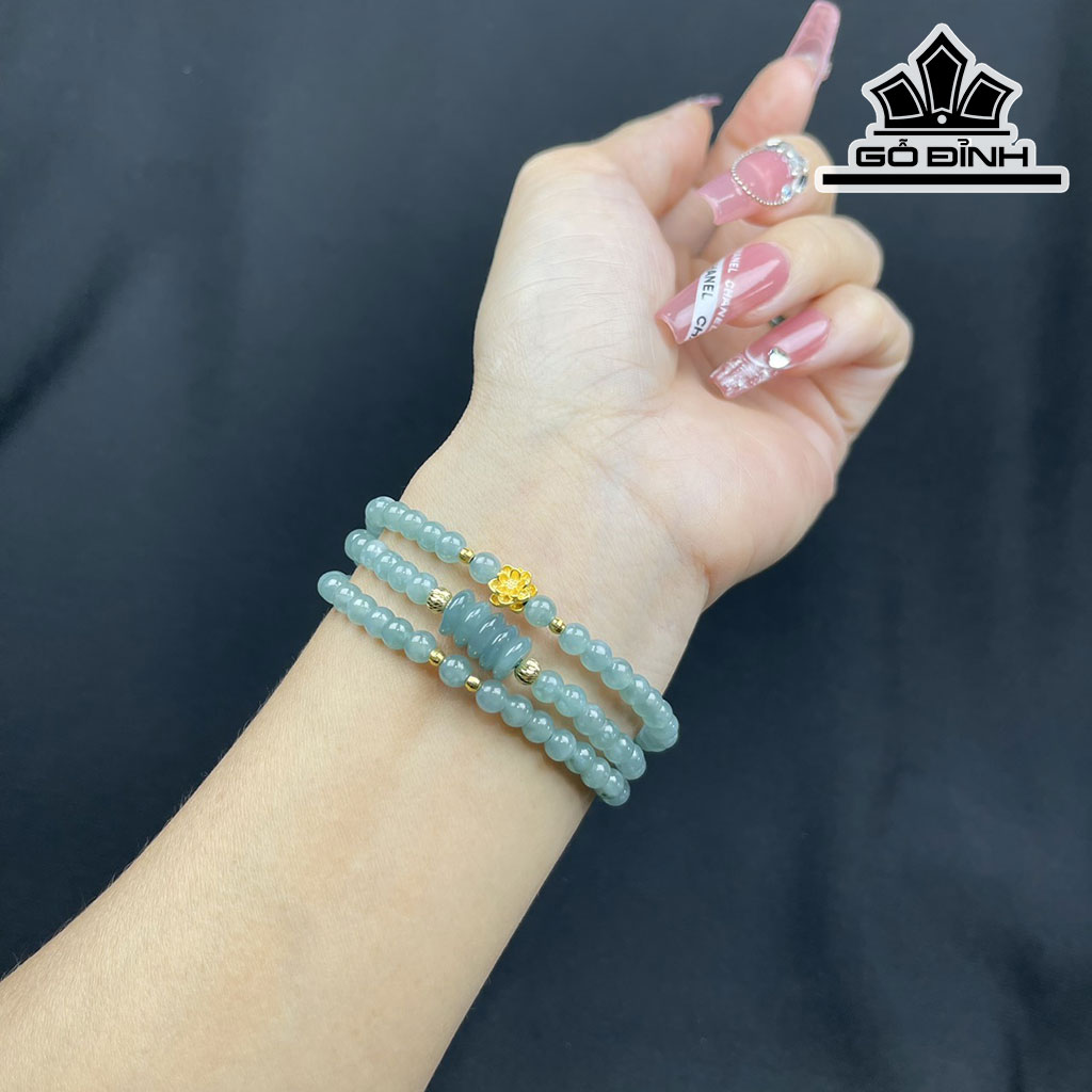 Chuỗi Đá Ngọc Lam (Turquoise) Đường Kính Hạt 4,8 (mm)