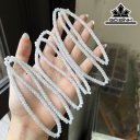 Chuỗi Đá Bạch Ngọc Đường Kính Hạt 5 (mm)