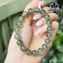 Vòng Tay Đá Thạch Anh Tóc Xanh Đường Kính Hạt 10,7 (mm)
