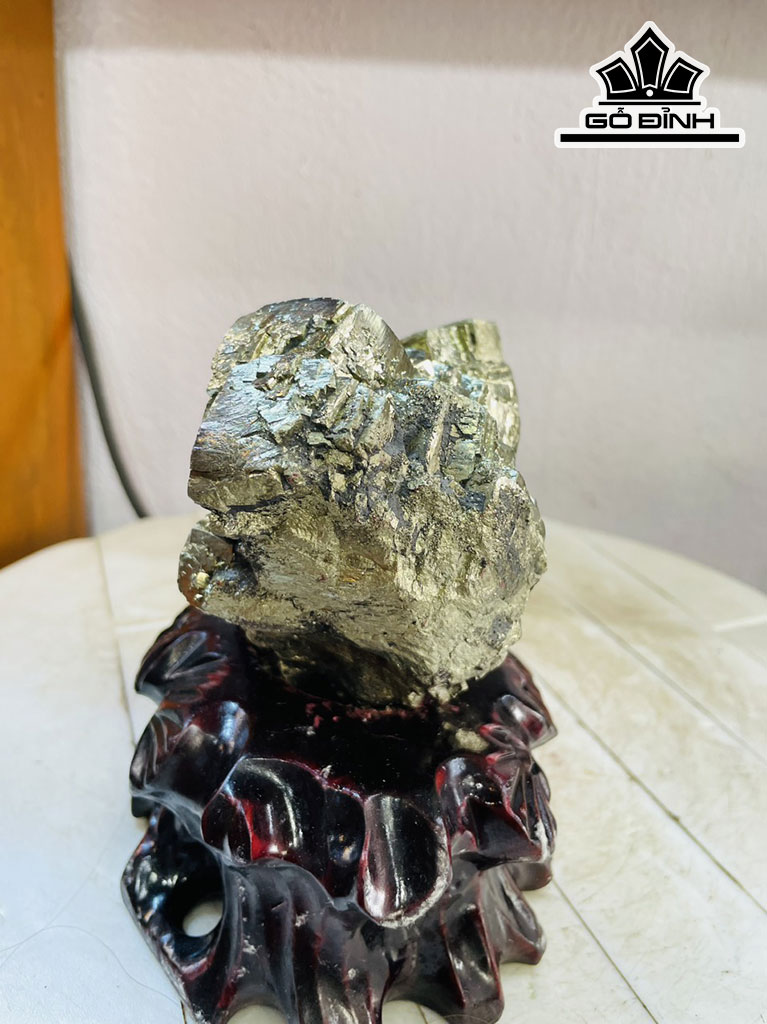 Tinh Thể Đá Pyrite Cao 16 Ngang 15 (cm) 2,7kg