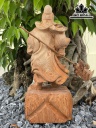 Tượng Quan Công Gỗ Ngọc Am Cao 30 Ngang 11 Sâu 9 (cm)