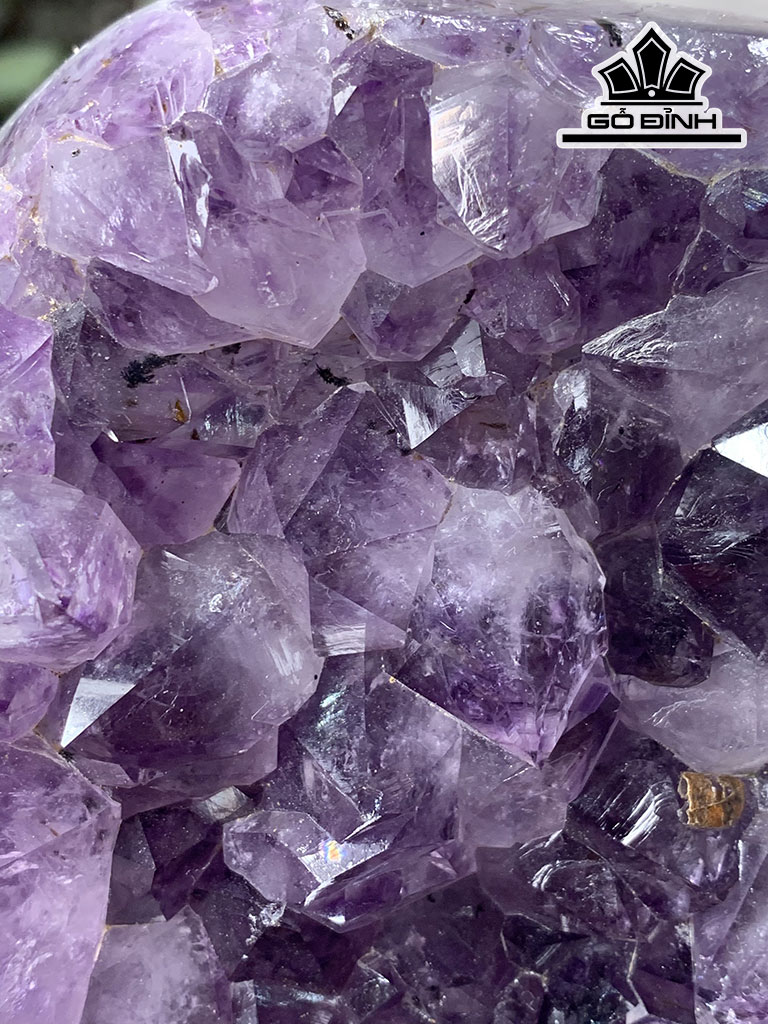 Tinh Thể Đá Thạch Anh Tím Cao 25 Ngang 33 Sâu 17 (cm) 5,6kg
