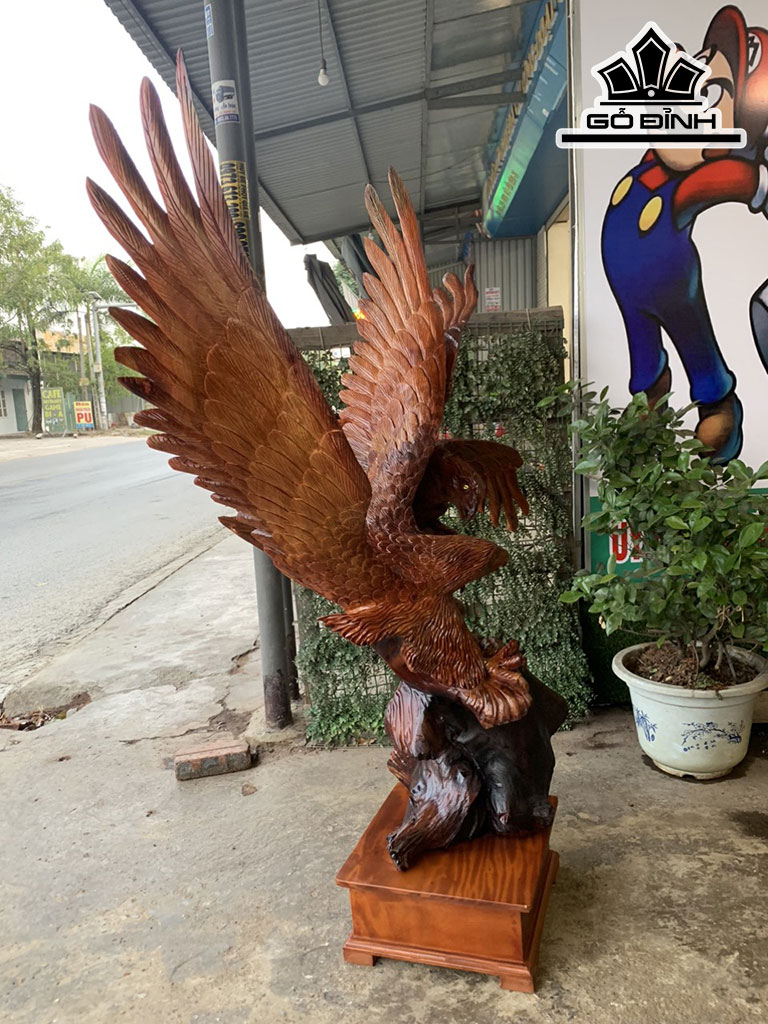 Song Điều Quần Hùng Cao 140 Ngang 115 Sâu 48 (cm)