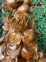 Tượng Ông Thọ Gỗ Hương Cao 75 Ngang 58 Sâu 36 (cm)
