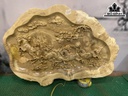 Tranh Bát Mã Gỗ Nu Nghiến Ngang 52 Cao 356 Sâu 3 (cm)