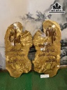 Tranh Cha Mẹ Gỗ Nu Nghiến Cao 65 Ngang 30 Sâu 2,5 (cm)