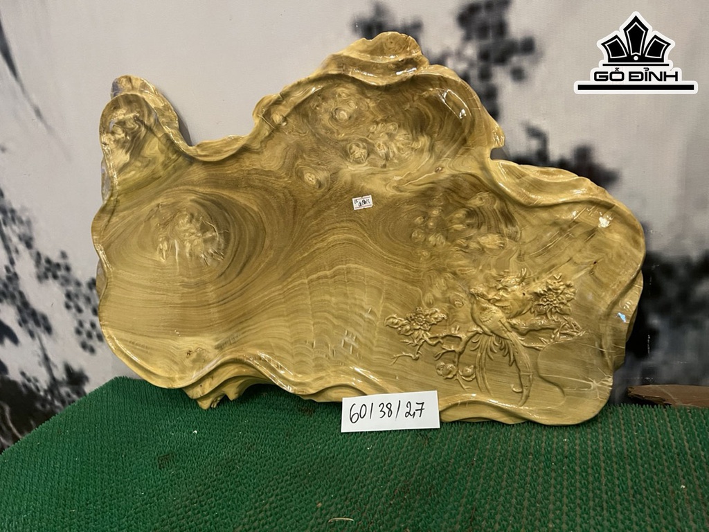 Tranh Gỗ Nu Nghiến Ngang 60 Cao 38 Sâu 2,7 (cm)