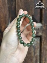 Vòng Tay Đá Thạch Anh Tóc Xanh Đường Kính 9,7 (mm)