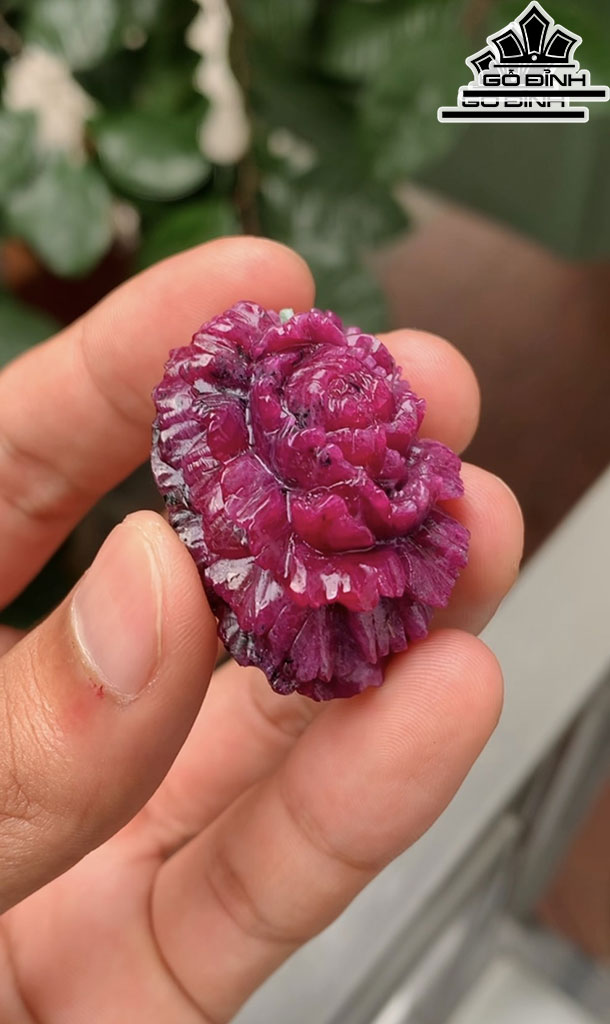Bông Hoa Đá Ruby 193cts