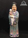 Bộ Tam Đa Gốm Tàu Men Gấm Cao 66 (cm)