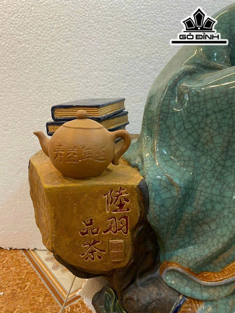 Tượng Thần Tài Gốm Phật Sơn Cao 79 (cm)