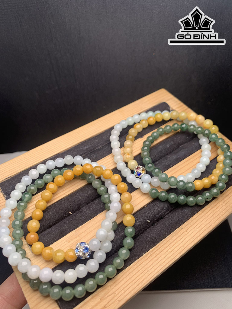 Chuỗi Đá Hoàng Phỉ Đường Kính Hạt 5,5 (mm)