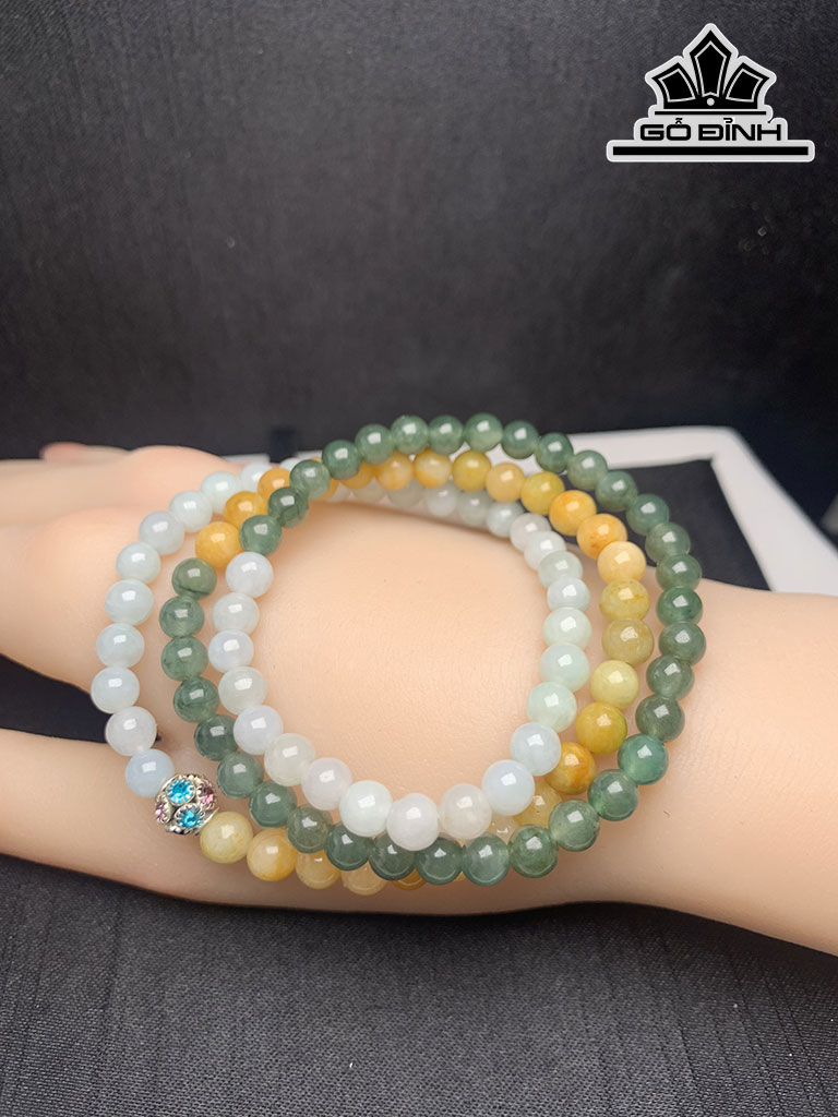 Chuỗi Đá Hoàng Phỉ Đường Kính Hạt 5,5 (mm)