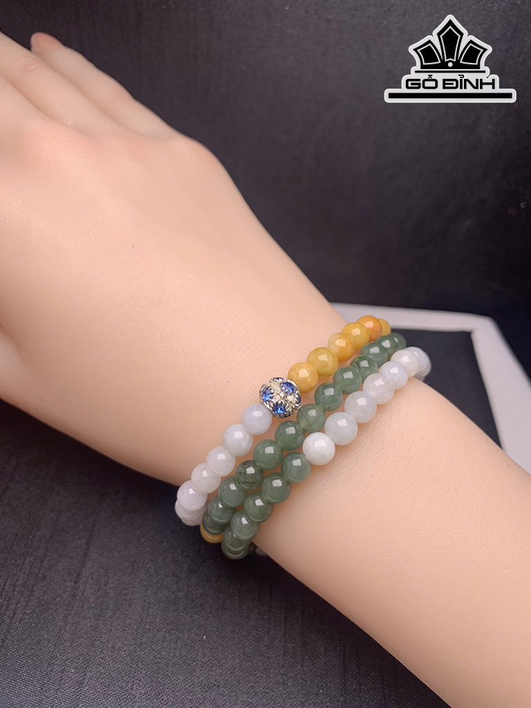 Chuỗi Đá Hoàng Phỉ Đường Kính Hạt 5,5 (mm)