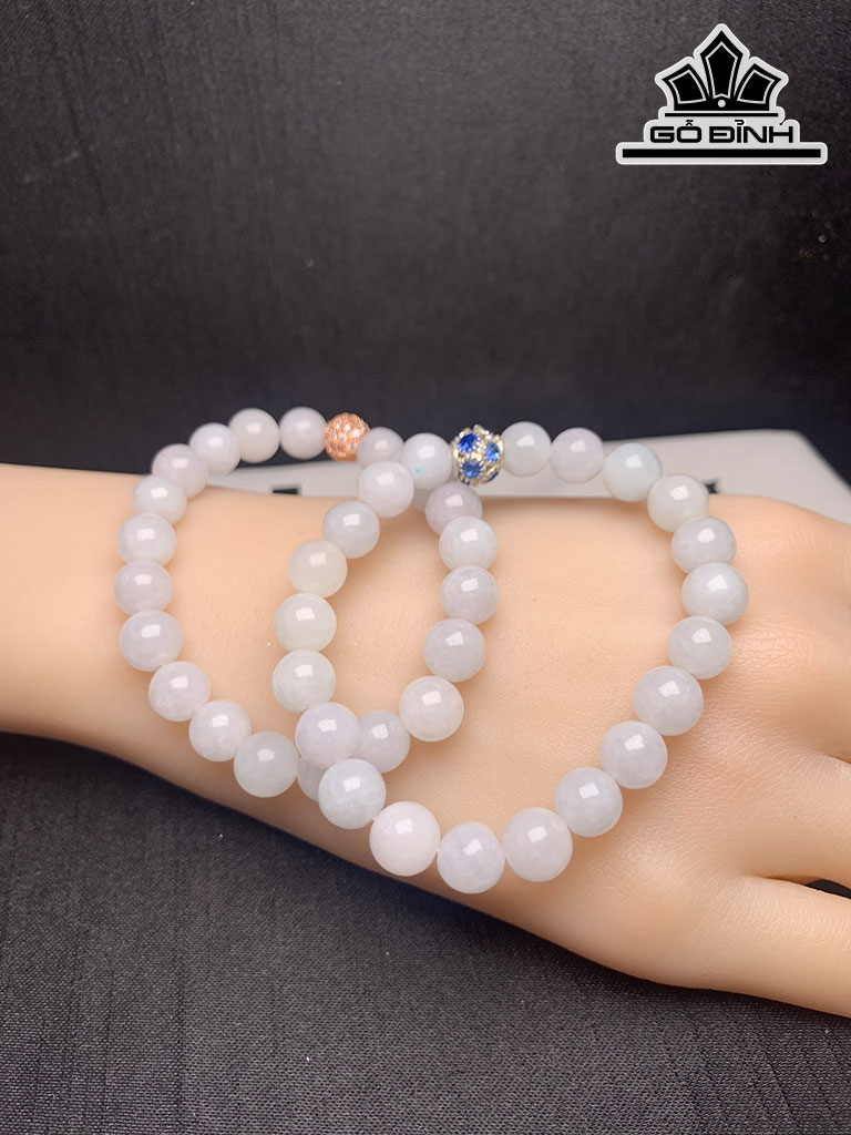 Vòng Tay Đá Cẩm Thạch Đường Kính Hạt 8 (mm)