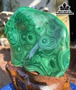 Tác Phẩm Đá Malachite Cao 21 Ngang 16 (cm)2,4kg