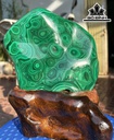 Tác Phẩm Đá Malachite Cao 21 Ngang 16 (cm)2,4kg