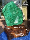 Tác Phẩm Đá Malachite Cao 21 Ngang 16 (cm)2,4kg