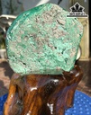 Tác Phẩm Đá Malachite Cao 21 Ngang 16 (cm)2,4kg