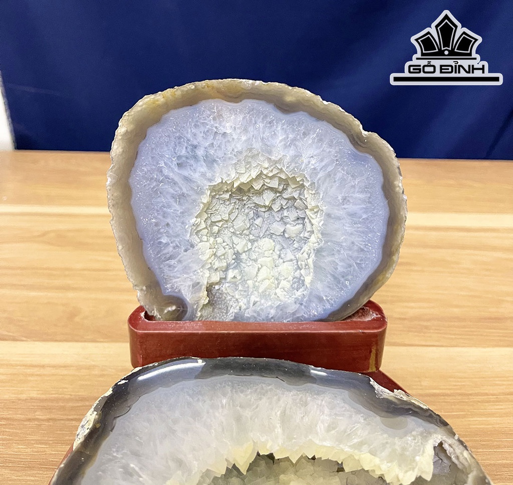 Bát Tụ Bảo Đá Mã Não Cao 14 Ngang 17 (cm) 2,01kg