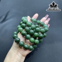 Vòng tay Đá Ngọc Bích (Nephrite Jade) Đường Kính Hạt 16 (mm)
