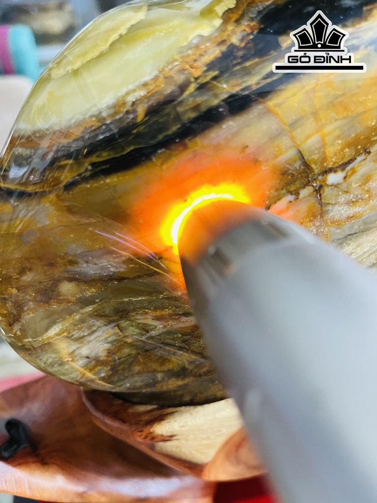 Bình Phú Quý Gỗ Hóa Thạch Cao 34 (cm) 5,8kg